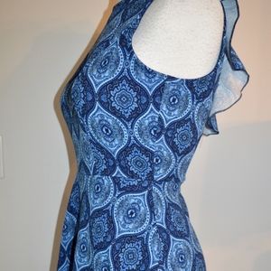 XS Blue Rain Navy Dress